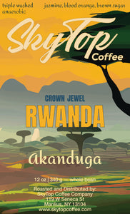 RWANDA - CROWN JEWEL - AKANDUGA (LIGHT)-Rated a 93 by Coffee Review